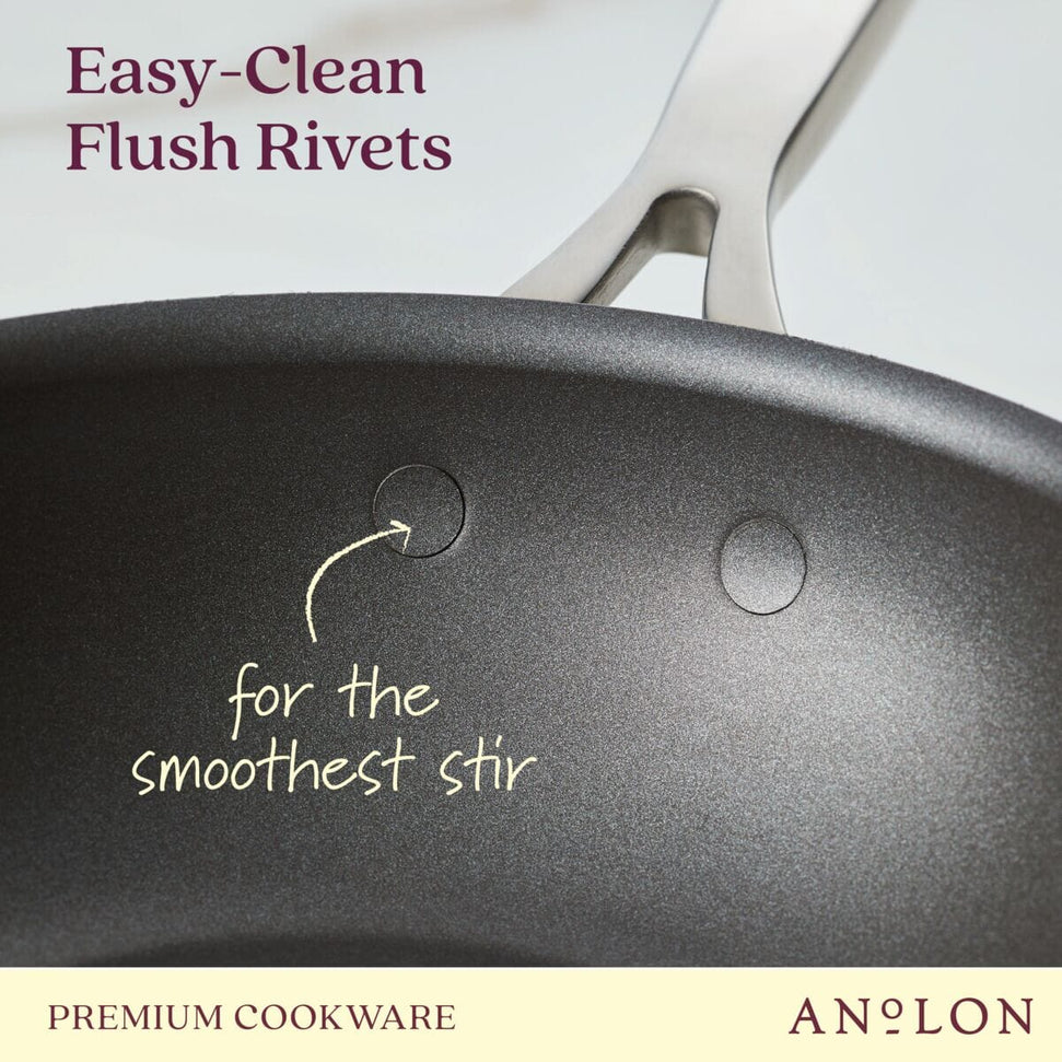 Anolon - 10", 25.5 cm Ascend Hard Anodized Nonstick Stir Fry Pan - 85108