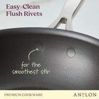 Anolon - 10", 25.5 cm Ascend Hard Anodized Nonstick Stir Fry Pan - 85108