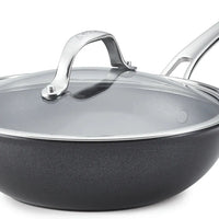 Anolon - 10" Black Hybrid Nonstick Wok With Lid - 14344