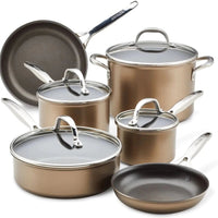 Anolon - 10 PC Ascend Hard Anodized Nonstick Cookware Set - 85103