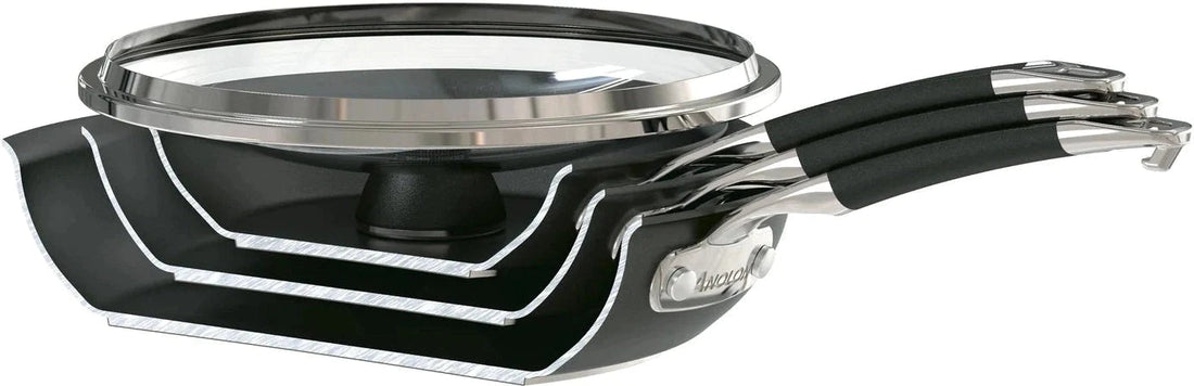 Anolon - 10 PC Smart Stack Hard Anodized Nesting Cookware Set - 87537 - DISCONTINUED