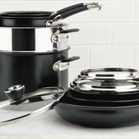 Anolon - 10 PC Smart Stack Hard Anodized Nesting Cookware Set - 87537 - DISCONTINUED
