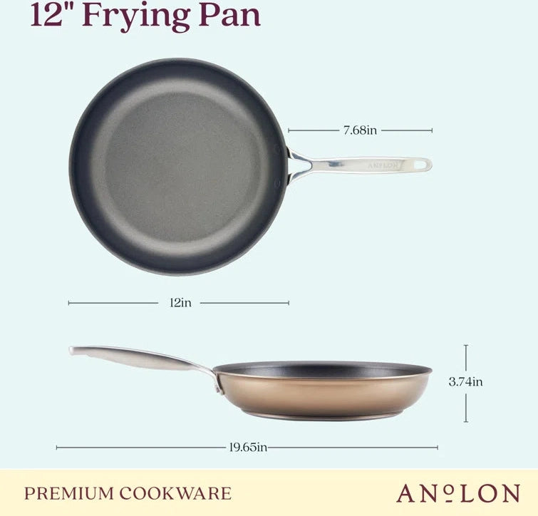 Anolon - 12" Ascend Hard Anodized Nonstick Frying Pan - 85107
