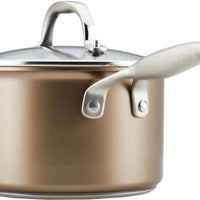 Anolon - 3 QT, 2.8 L Ascend Hard Anodized Nonstick Saucepan with Lid - 85105
