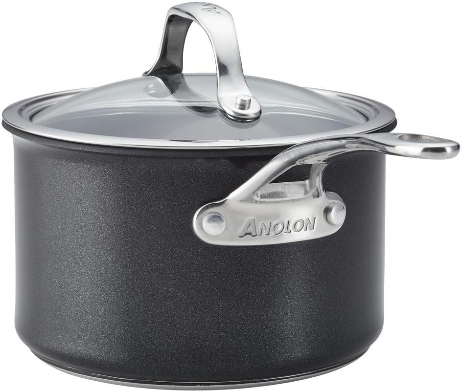Anolon - 3 QT Non-Stick Covered Saucepan - 14330