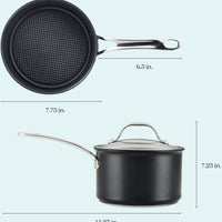 Anolon - 3 QT Non-Stick Covered Saucepan - 14330