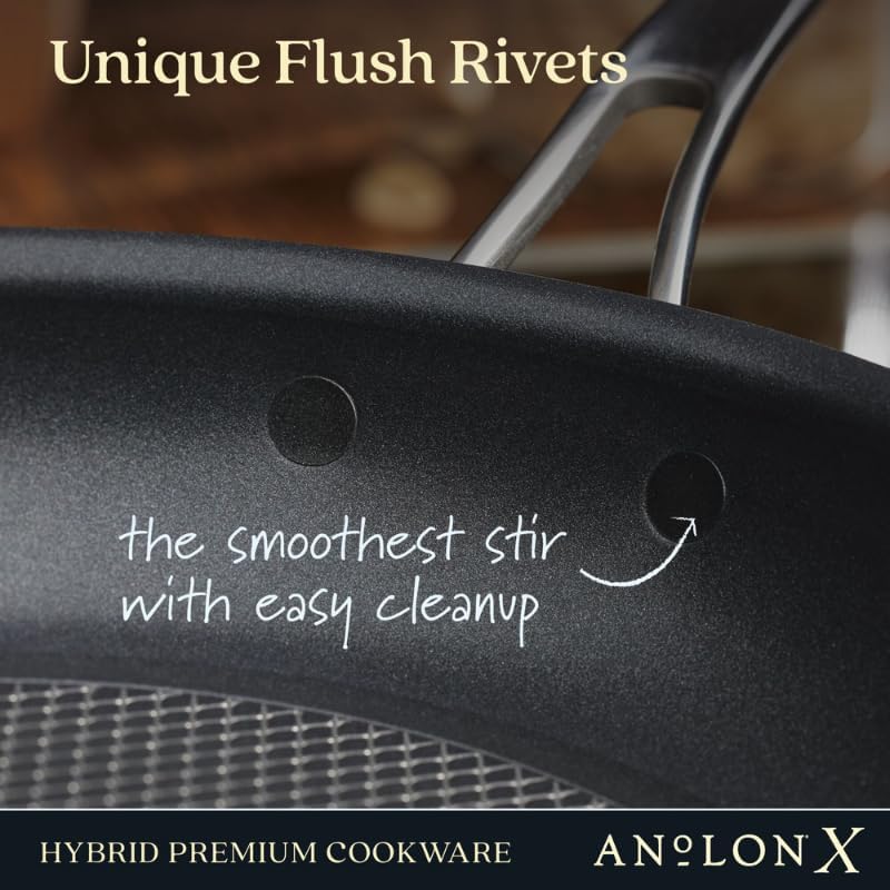 Anolon - 9.4", 24 cm Anolon X - SearTech Nonstick Frying Pan, Induction Cooktop Compatible - 14387