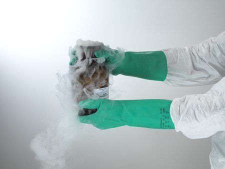 Ansell - Medium Green Solvex Nitrile Gloves - 012-37-175-08