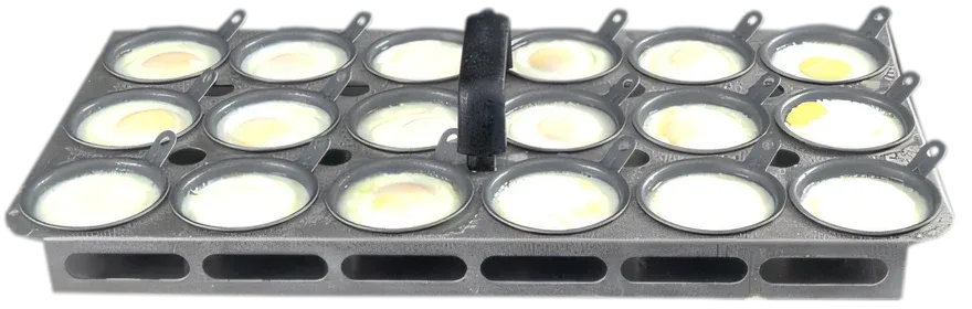 Antunes - 18-Cup Egg Poacher Pan for Full Pan Deluxe Food Warmer - 7002311