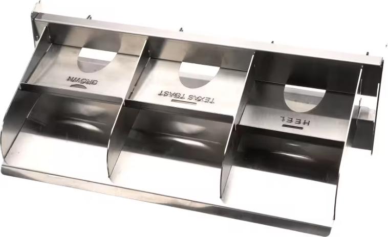 Antunes - Bun Feeder Tall Gravity Fed Adjustable To Fit Most Bun Sizes Attaches To Top Of Toaster Without Tools - 7001289 (ETA 4-6 Weeks)