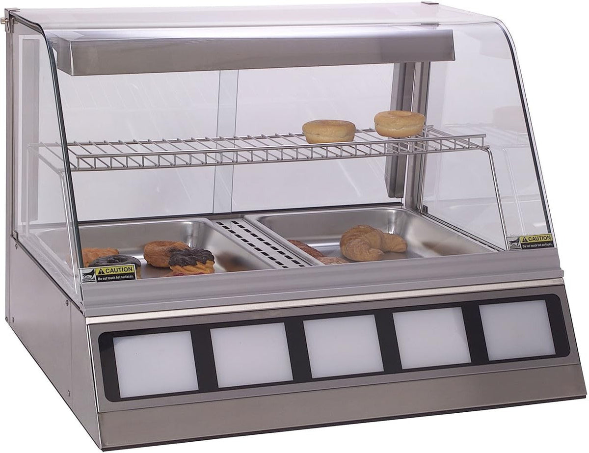 Antunes - DCH-220 120V, 30.25" Full Service Countertop Heated Display Case with 2 Shelves - 9500530 (ETA 4-6 Weeks)