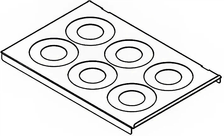 Antunes - Dim-Sum Lid Kit With 6 Steam Openings for DFWF Food Warmer - 7002131 (ETA 4-6 Weeks)