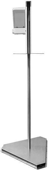 Antunes - Dual Stainless Steel Hand Sanitizer Dispenser Stand - 7002182 (ETA 4-6 Weeks)