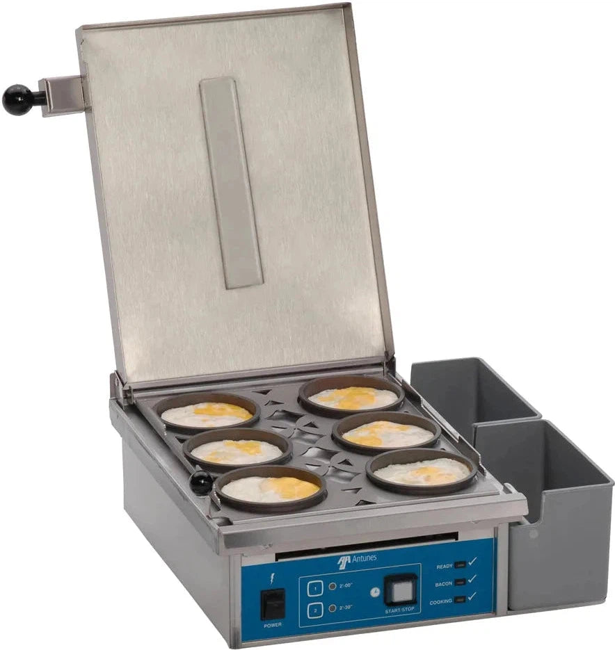 Antunes - ES-604 208-240V Heat/Steam Egg Station Combo with 6 Rings - 9300574 (ETA 4-6 Weeks)