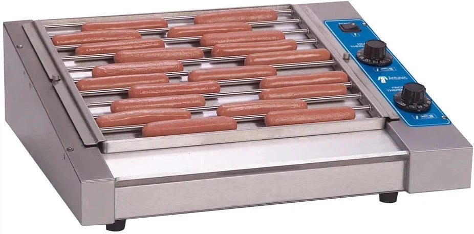 Antunes - HDC-30A 120V 30 Hot Dog Roller Grill With Slanted Top - 9300330 (ETA 4-6 Weeks)