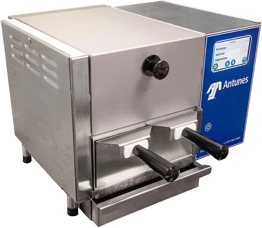 Antunes - RS-1000 200-240V Countertop Rapid Steamer with 2 x 20 Oz Compartments - 9100651 (ETA 4-6 Weeks)