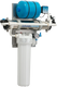 Antunes - Vizion Horizontal Water Filtration System with One Extended Life Carbon Cartridge - VZN-521HE
