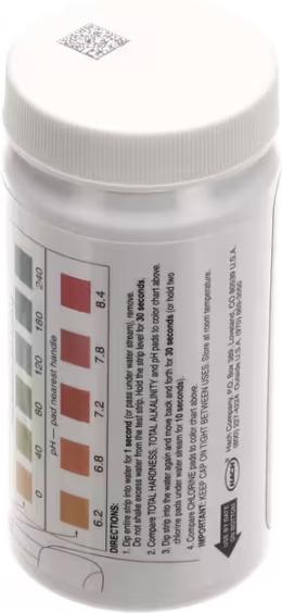 Antunes - Water Test Kit 5-in-1 Measures Total Hardness In Grains Per Gallon (50 Test Strips) - 7000750 (ETA 4-6 Weeks)