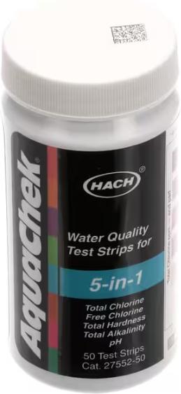 Antunes - Water Test Kit 5-in-1 Measures Total Hardness In Grains Per Gallon (50 Test Strips) - 7000750 (ETA 4-6 Weeks)