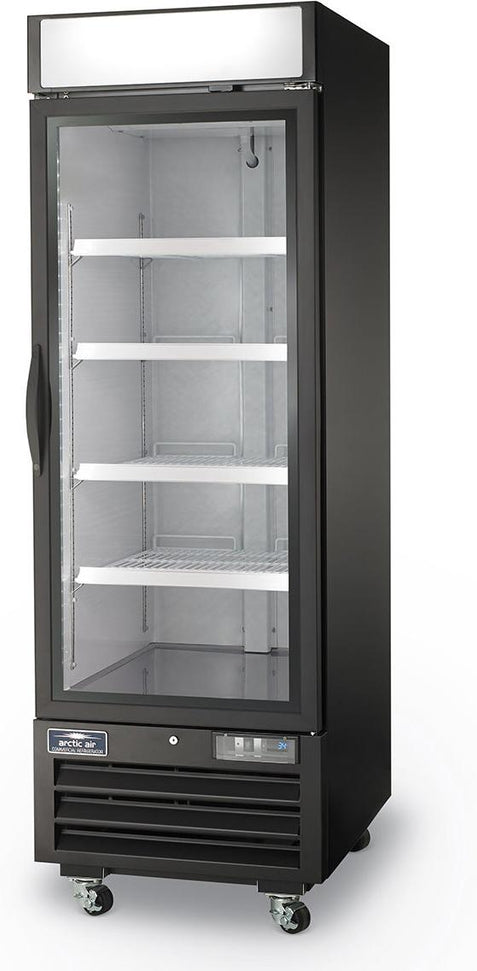 Arctic Air - 23 cu. ft. 27" One Glass Door Reach In Merchandiser Freezer - AFGDM23