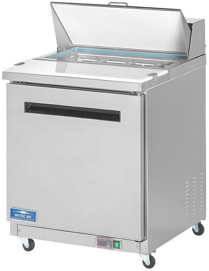 Arctic Air - 29" One Door Refrigerated Sandwich Prep Table - AST28R