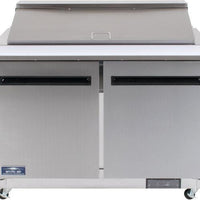 Arctic Air - 48" Two Door Mega Top Refrigerated Sandwich Prep Table - AMT48R