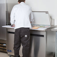 Arctic Air - 48" Two Door Mega Top Refrigerated Sandwich Prep Table - AMT48R