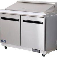 Arctic Air - 48" Two Door Mega Top Refrigerated Sandwich Prep Table - AMT48R