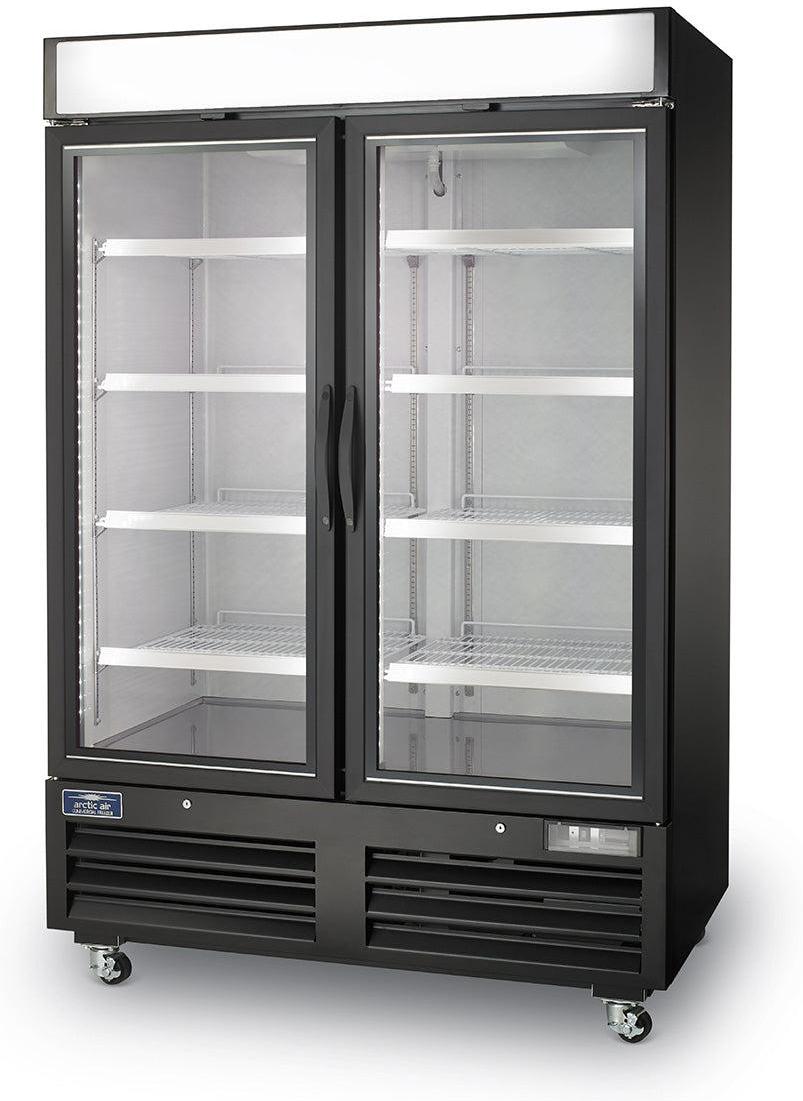 Arctic Air - 49 cu. ft. 54" Two Glass Door Reach In Merchandiser Freezer - AFGDM49