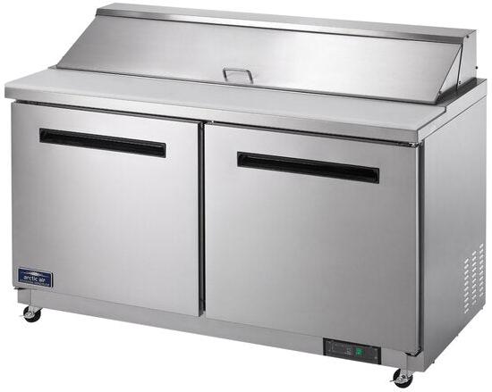 Arctic Air - 61.25" Two Door Refrigerated Sandwich Prep Table - AST60R