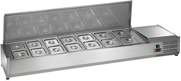 Arctic Air - 63" Refrigerated Countertop Condiment Prep Station - ACP63