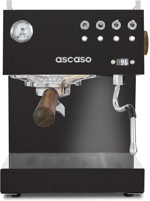 Ascaso - 120V Programmable Espresso Machine with Volumetric Controls and Single Thermoblock Black - UNO108 - Special Order Item, ETA 3-4 Weeks