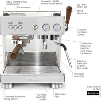 Ascaso - Baby T Plus Espresso Machine 120V Inox - BT201U
