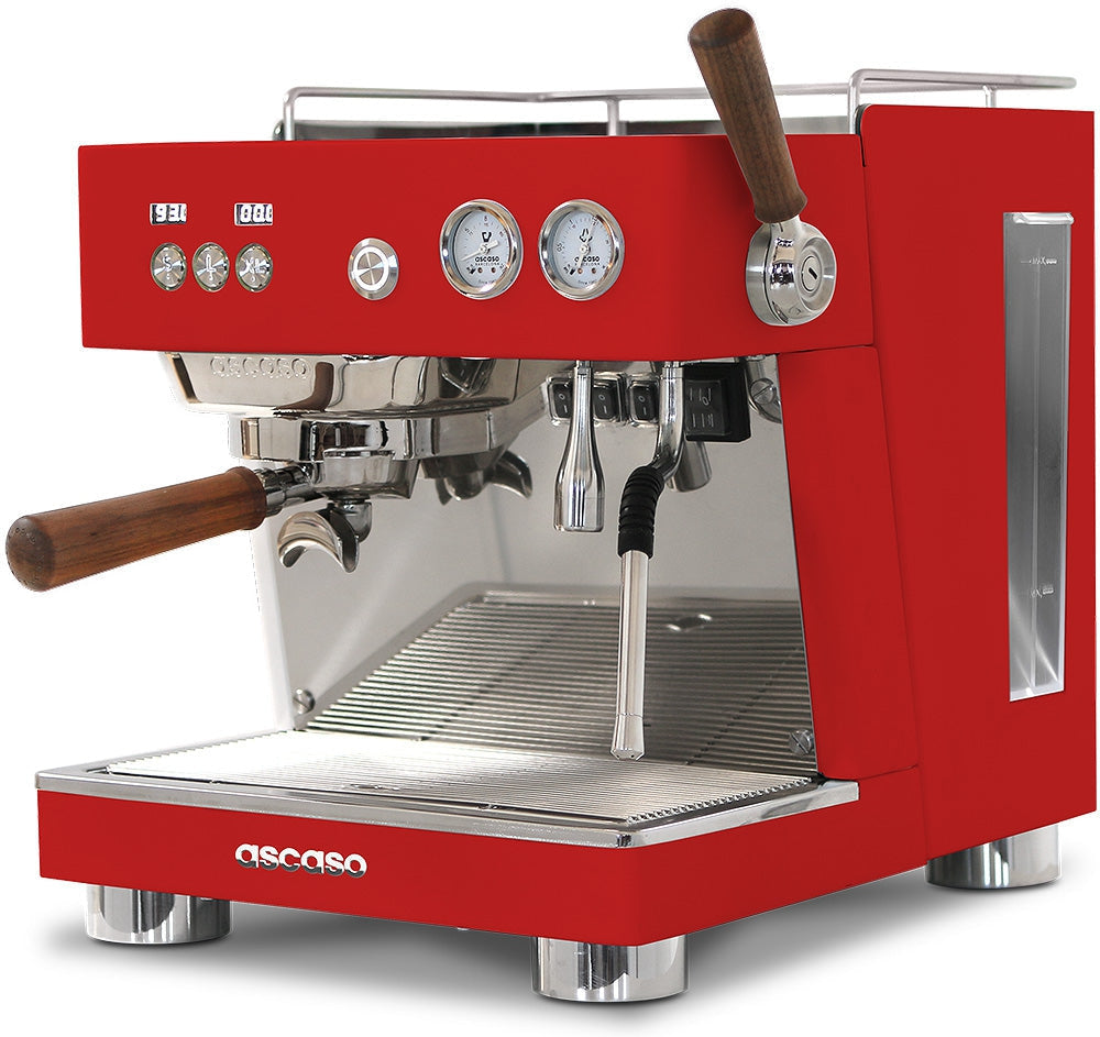 Ascaso - Baby T Plus Espresso Machine 120V Textured Red - BT211U - Special Order Item, ETA 3-4 Weeks
