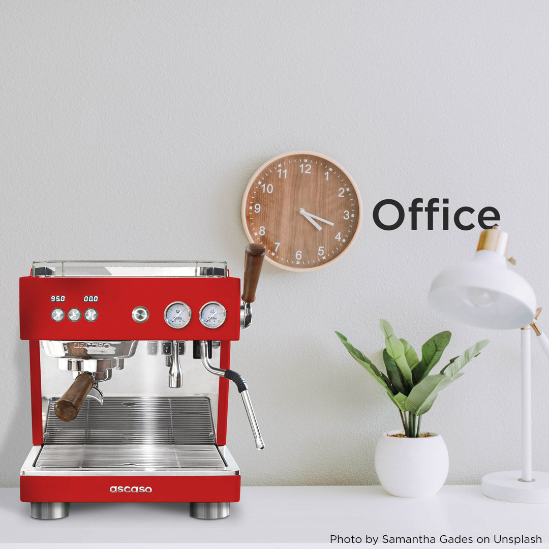 Ascaso - Baby T Plus Espresso Machine 120V Textured Red - BT211U - Special Order Item, ETA 3-4 Weeks