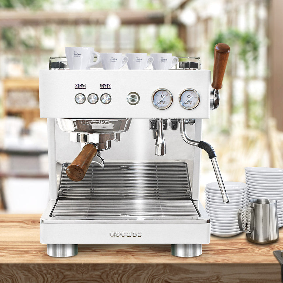 Ascaso - Baby T Plus Espresso Machine 120V Textured White - BT207U