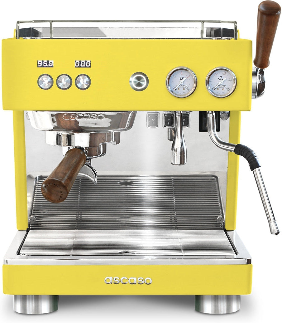 Ascaso - Baby T Plus Espresso Machine 120V Textured Yellow - BT205U - Special Order Item, ETA 3-4 Weeks