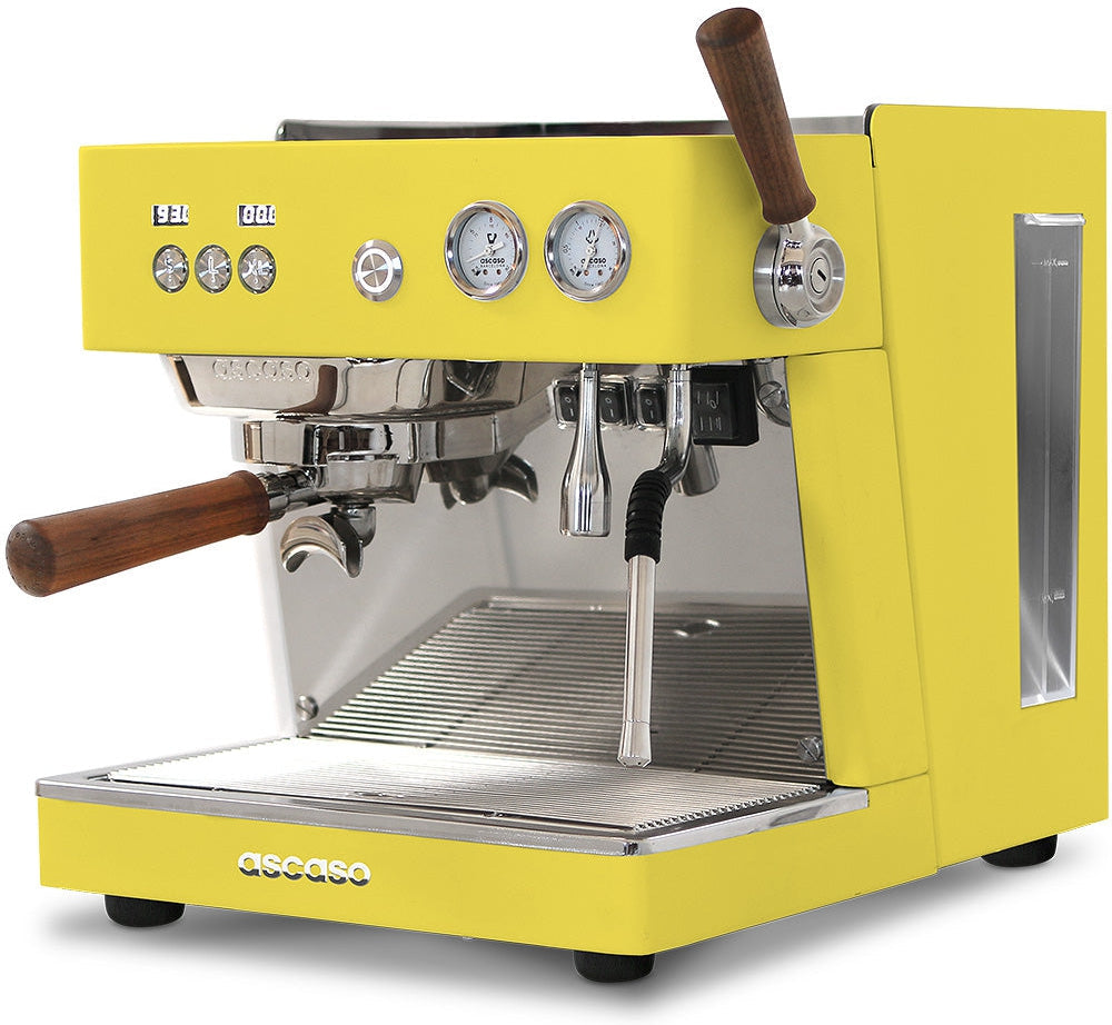 Ascaso - Baby T Zero Espresso Machine 120V Textured Yellow - BT305U - Special Order Item, ETA 3-4 Weeks