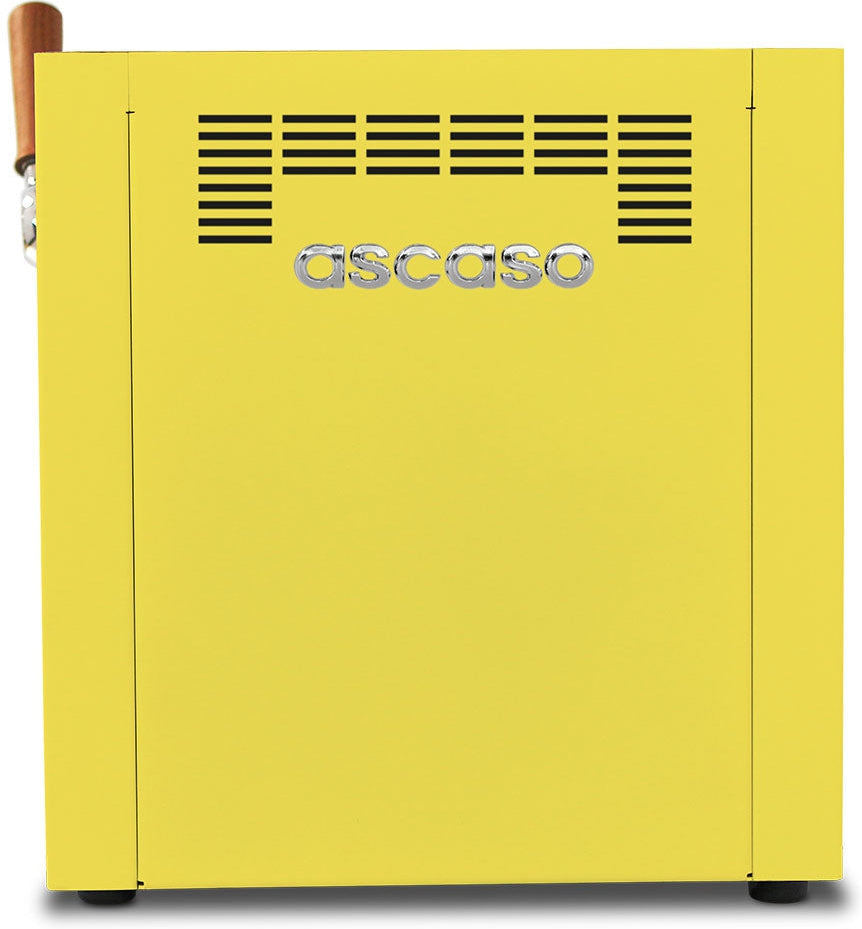 Ascaso - Baby T Zero Espresso Machine 120V Textured Yellow - BT305U - Special Order Item, ETA 3-4 Weeks