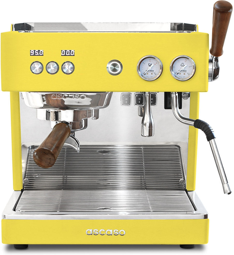 Ascaso - Baby T Zero Espresso Machine 120V Textured Yellow - BT305U - Special Order Item, ETA 3-4 Weeks