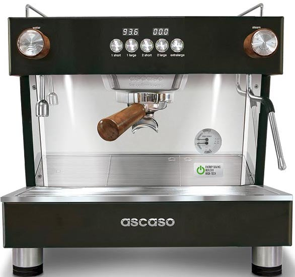 Ascaso - Barista T One 1 Group Espresso Machine Black/Wood - BT..35