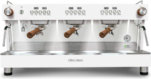 Ascaso - Barista T One 3 Group Espresso Machine White/Wood - BT..9