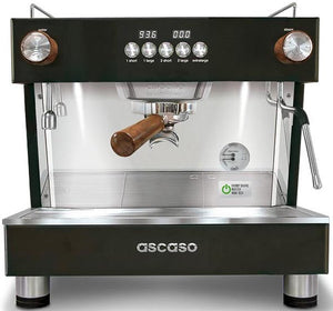 Ascaso - Barista T One Raised 1 Group Espresso Machine Black/Wood - BT..36