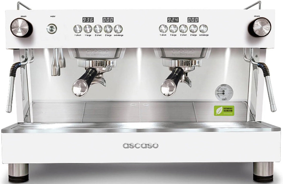 Ascaso - Barista T One Raised 2 Group Espresso Machine White - BT.88U (Special Order Item, ETA 3-4 Weeks)
