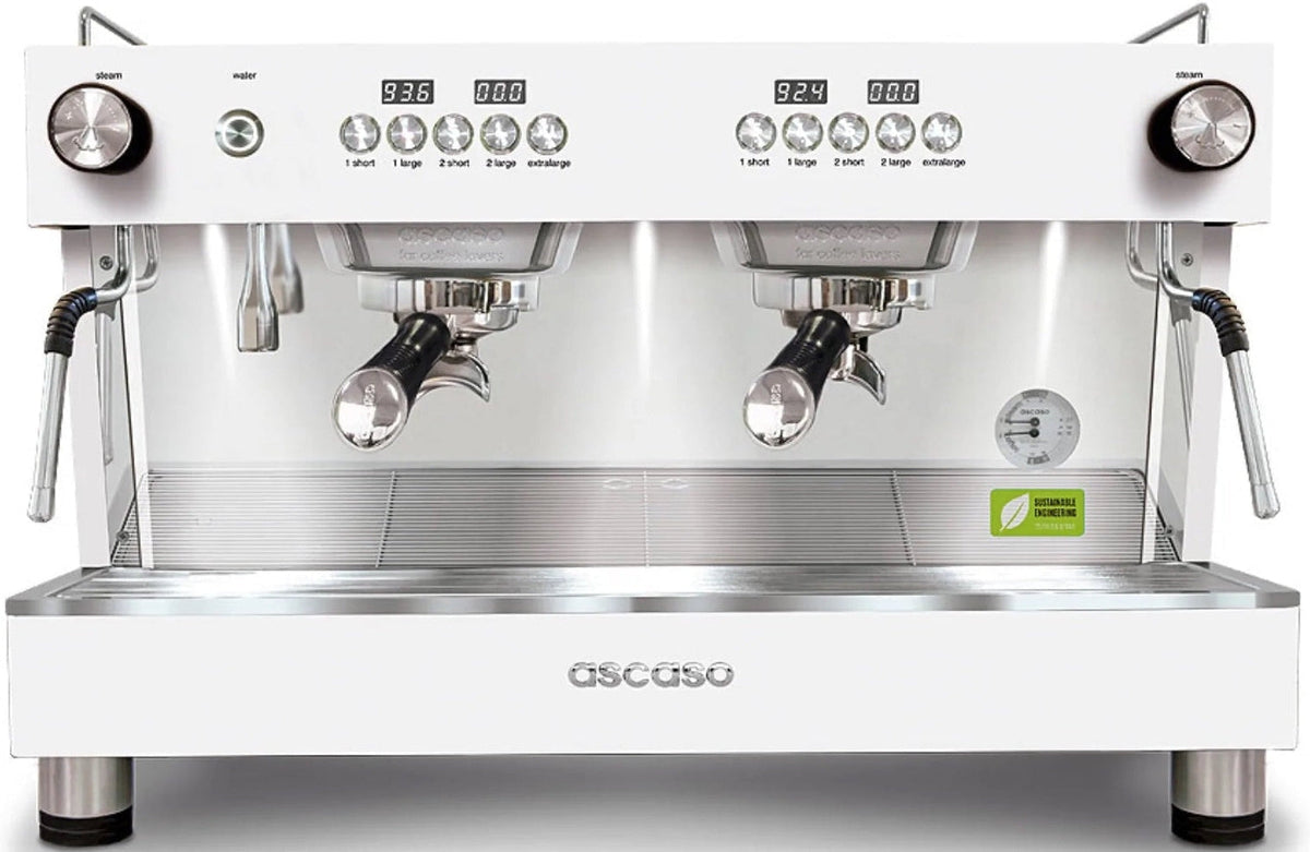 Ascaso - Barista T One Raised 2 Group Espresso Machine White - BT.88U - Special Order Item, ETA 3-4 Weeks