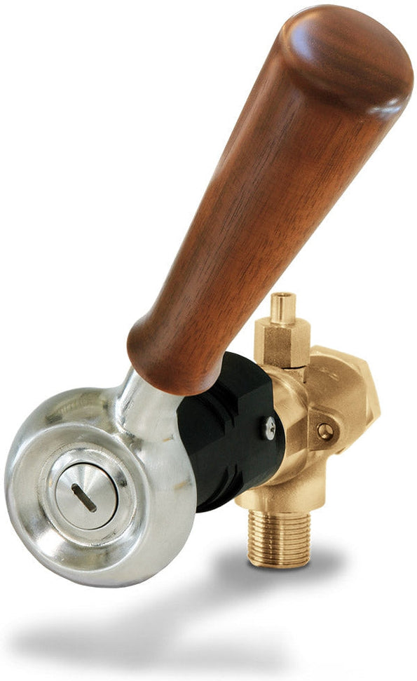 Ascaso - Barista T One Raised 2 Group Espresso Machine with Joystick White/Wood - BT107U