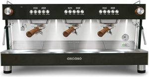 Ascaso - Barista T One Raised 3 Group Espresso Machine Black/Wood - BT..8
