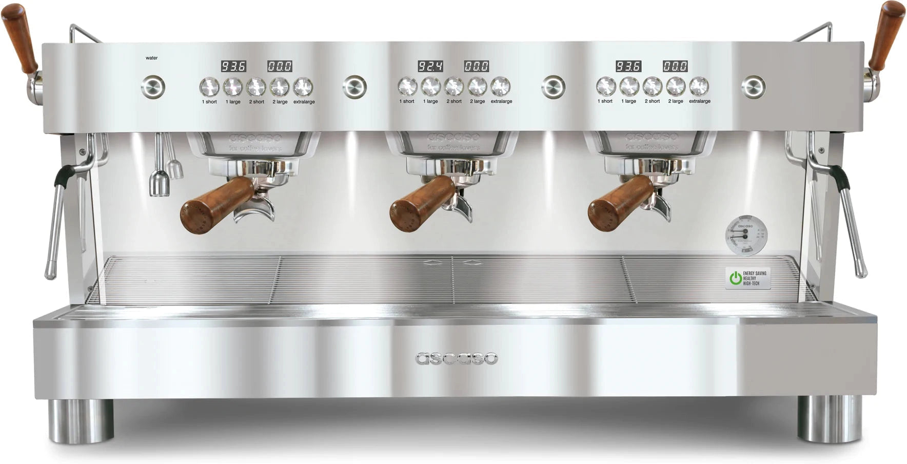 Ascaso - Barista T Plus 3 Group Espresso Machine Inox - BT..23