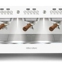 Ascaso - Barista T Plus 3 Group Espresso Machine White/Wood - BT.21U (Special Order Item, ETA 3-4 Weeks)