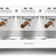 Ascaso - Barista T Plus 3 Group Espresso Machine White/Wood - BT..21